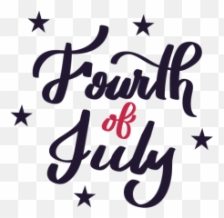 Transparent Png Svg Vector File - Calligraphy,Fourth Of July Png