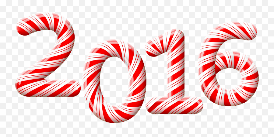 2016 Christmas Candy Cane Png Image - Candy Cane Numbers Png,Cane Png