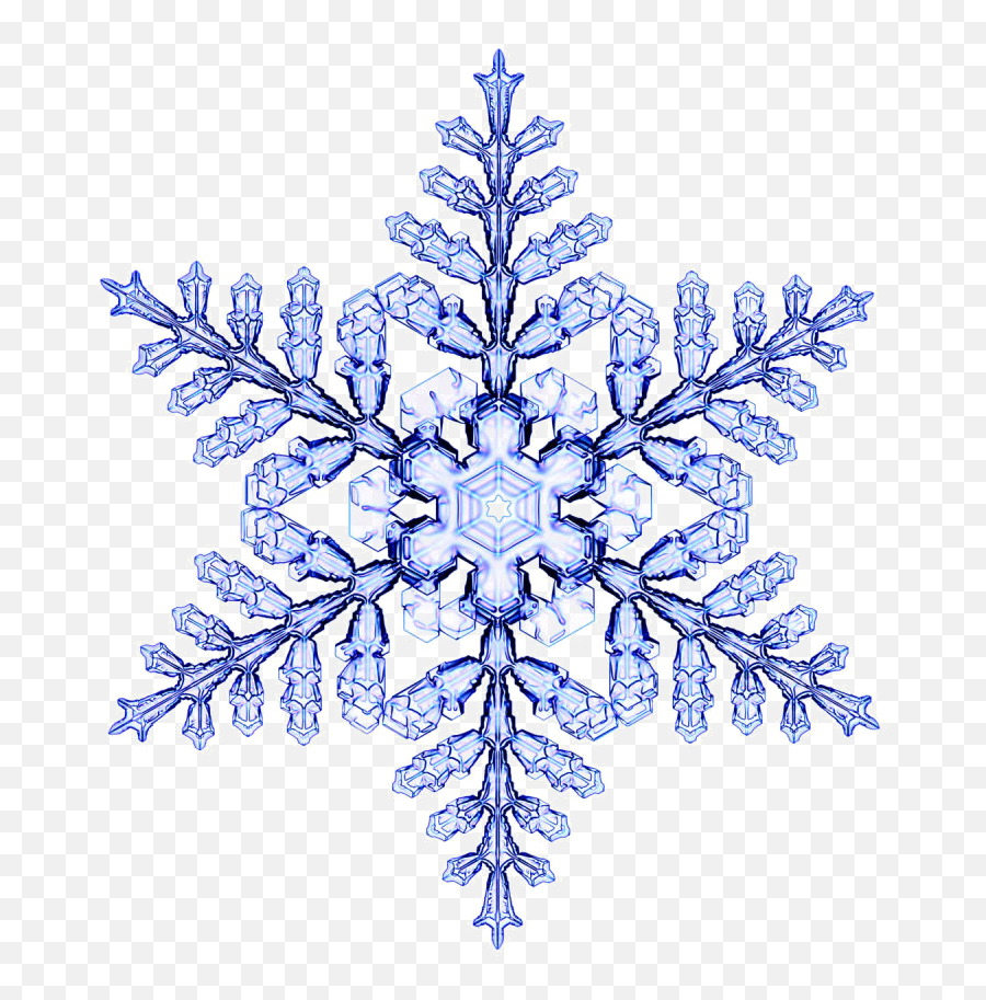 Download Snowflakes Png Background Image - Snow Crystal Six Fold Symmetry Snowflake,Snowflakes Png