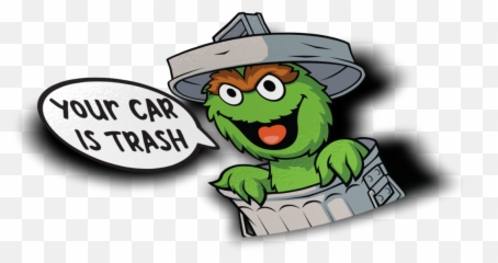 Oscar The Grouch Sticker U2013 Sugoi International - Oscar The Grouch Sticker Png,Oscar The Grouch Png
