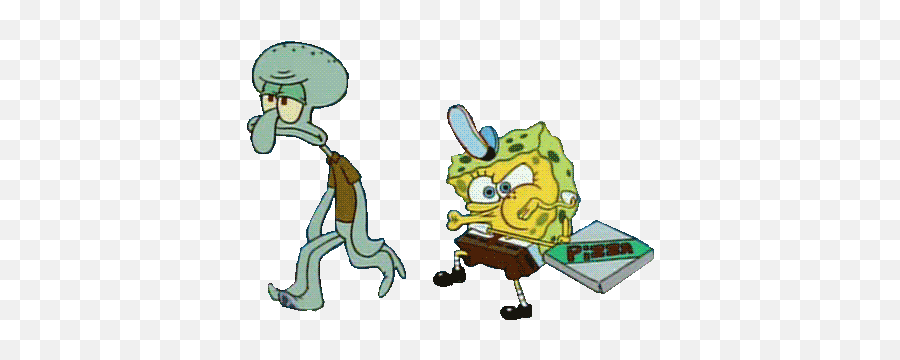 Transparent U2014 The Krusty Krab Pizza Song Squidward Ow - Spongebob Krusty Krab Pizza Transparent Png,Squidward Png