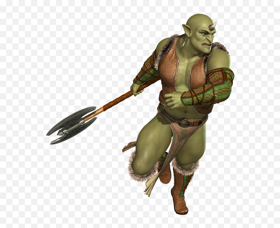 Orc Ogre Troll - Free Image On Pixabay Fantasy Goblin Png,Angry Troll Face Png