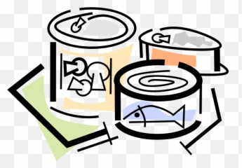 Download Vector Illustration Of Canned - Goods Clipart Png
