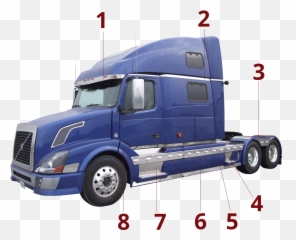 Volvo Png Download Image Arts - Trailer Truck,Volvo Png