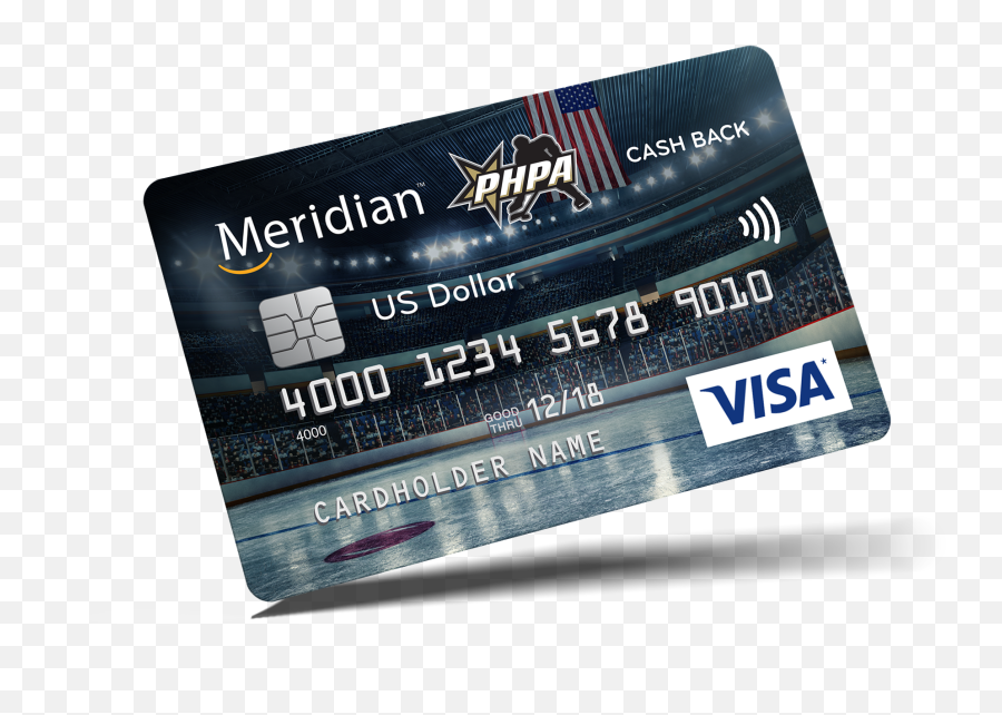 Meridian Visa Us Dollar Card - Graphic Design Png,Credit Cards Png