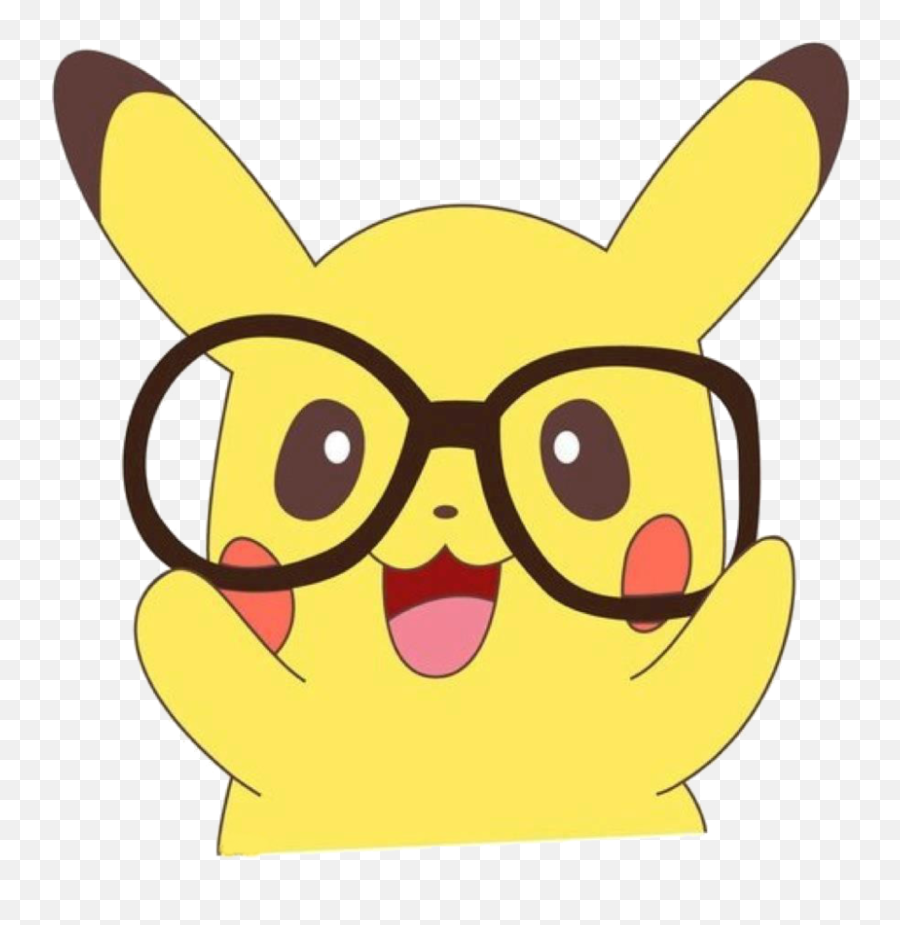 Cute Pikachu - Pikachu Nerd Png,Pichu Transparent
