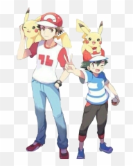 Pokémon Pokemon Red Ash Ketchum Ashketchum Pikachu Gen1 - Pokémon That Have Changed Png,Ash Ketchum Transparent