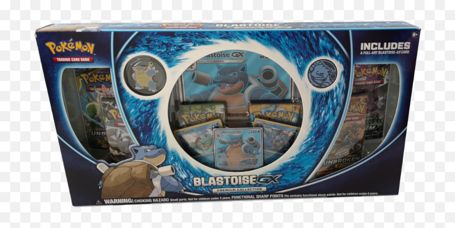 Pokemon - Blastoisegx Premium Collection Box Action Figure Png,Blastoise Png