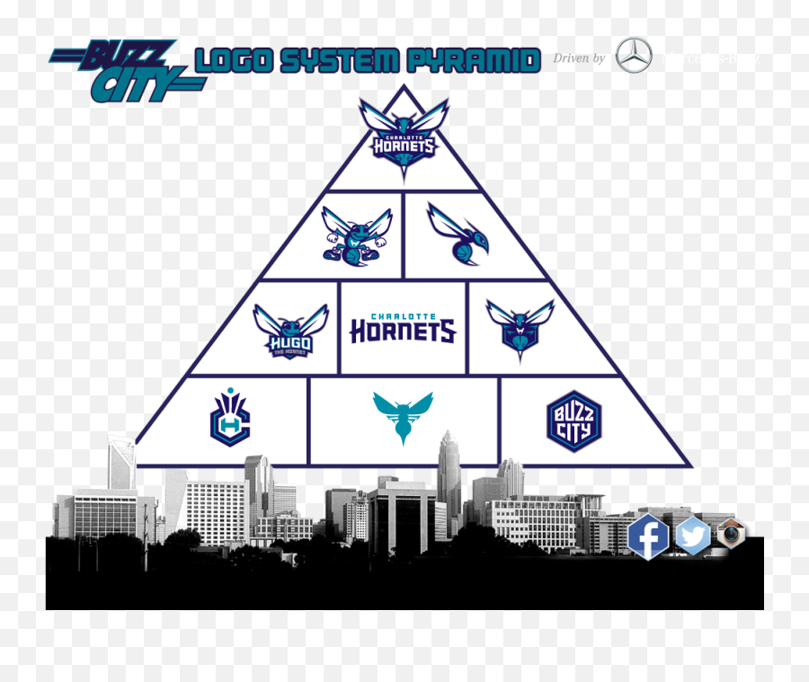 Charlotte Hornets Logo - Charlotte Hornets Logo Evolution Png,Hornets Logo Png