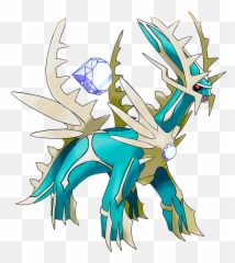 Pokemon 10483 Shiny Mega Dialga Pokedex Evolution Moves - Pokemon Dialga Mega Evolution Png,Giratina Png