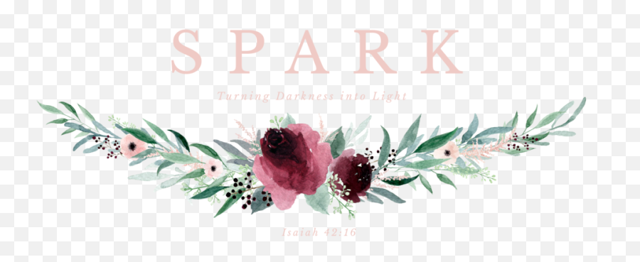 Spark Logo Png - Blue Wedding Flower Banner,Watercolor Banner Png