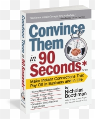 Download Hd Cover - Convince Them In 90 Seconds Transparent Vertical Png,Dale Like Png