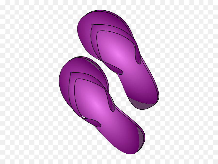 Download Flip Flop - Transparent Background Purple Objects Clipart Png,Flip Flops Transparent Background