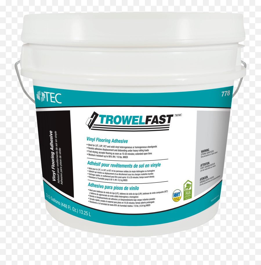 Trowelfast Vinyl Flooring Adhesive Tec - Clean Png,Glue Png