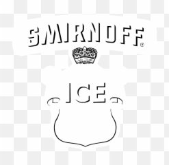 Download Smirnoff Ice Logo Black And - Language png