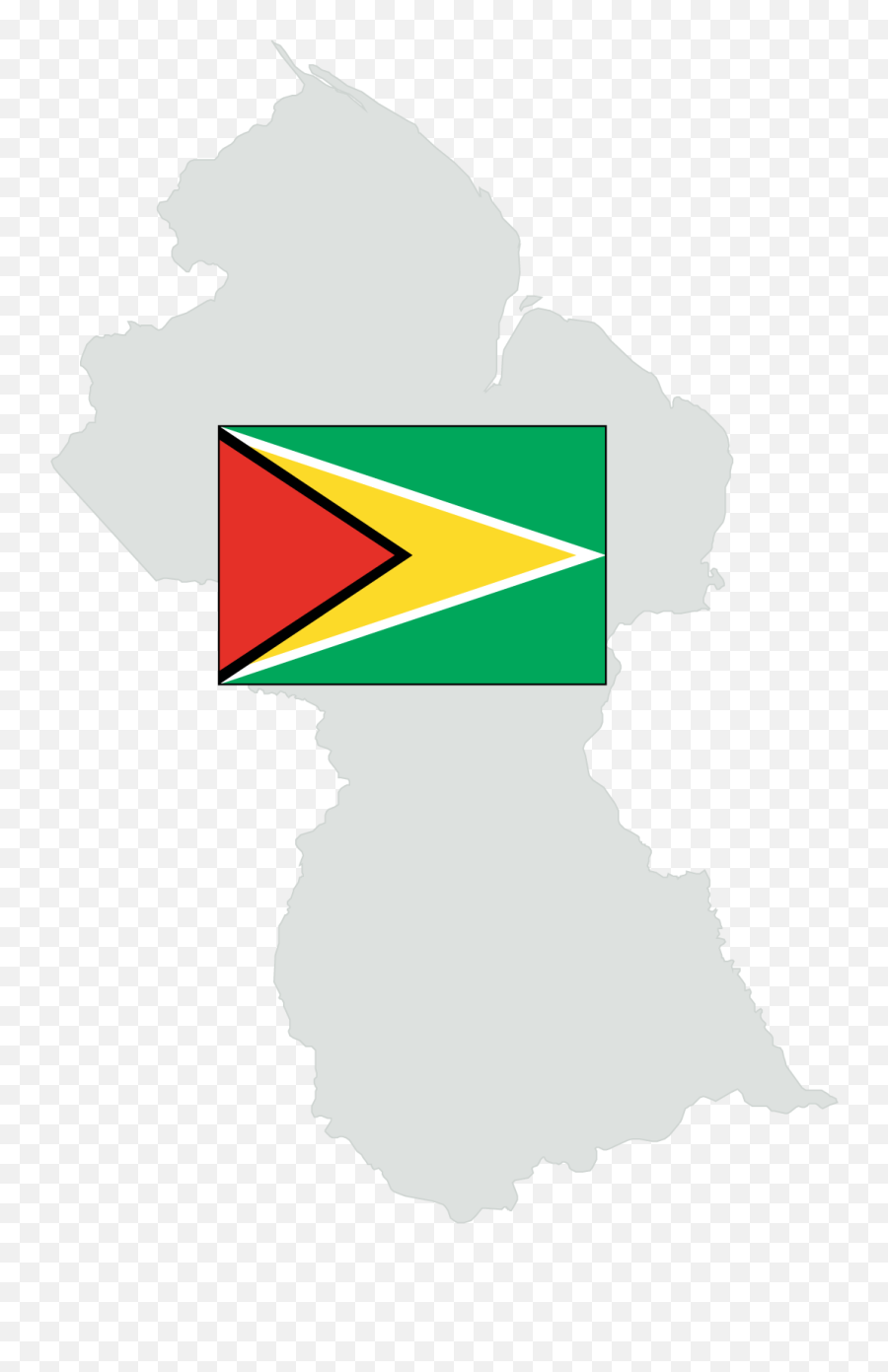 Guyana - Vertical Png,Guyana Flag Png