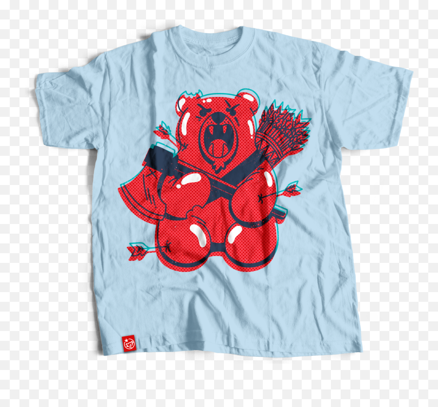 Battle Gummy Bear - Red One Flew Over The Cuckoos Nest T Shirt Png,Gummy Bear Logo