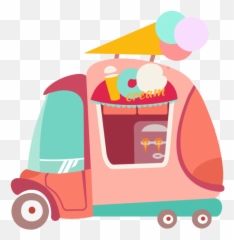 Ice Cream Van Clipart Car Cartoon Png Truck
