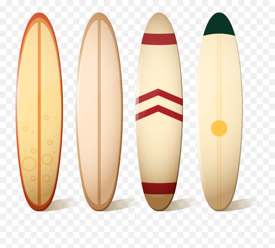 Surfboard Surfing - Four Surfboard Png Download 897732 4 Surfboards Cartoon,Surfboard Transparent Background