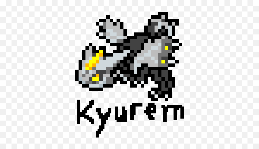 Download Kyurem Pixelated Png Image - Victoria,Pixelated Png