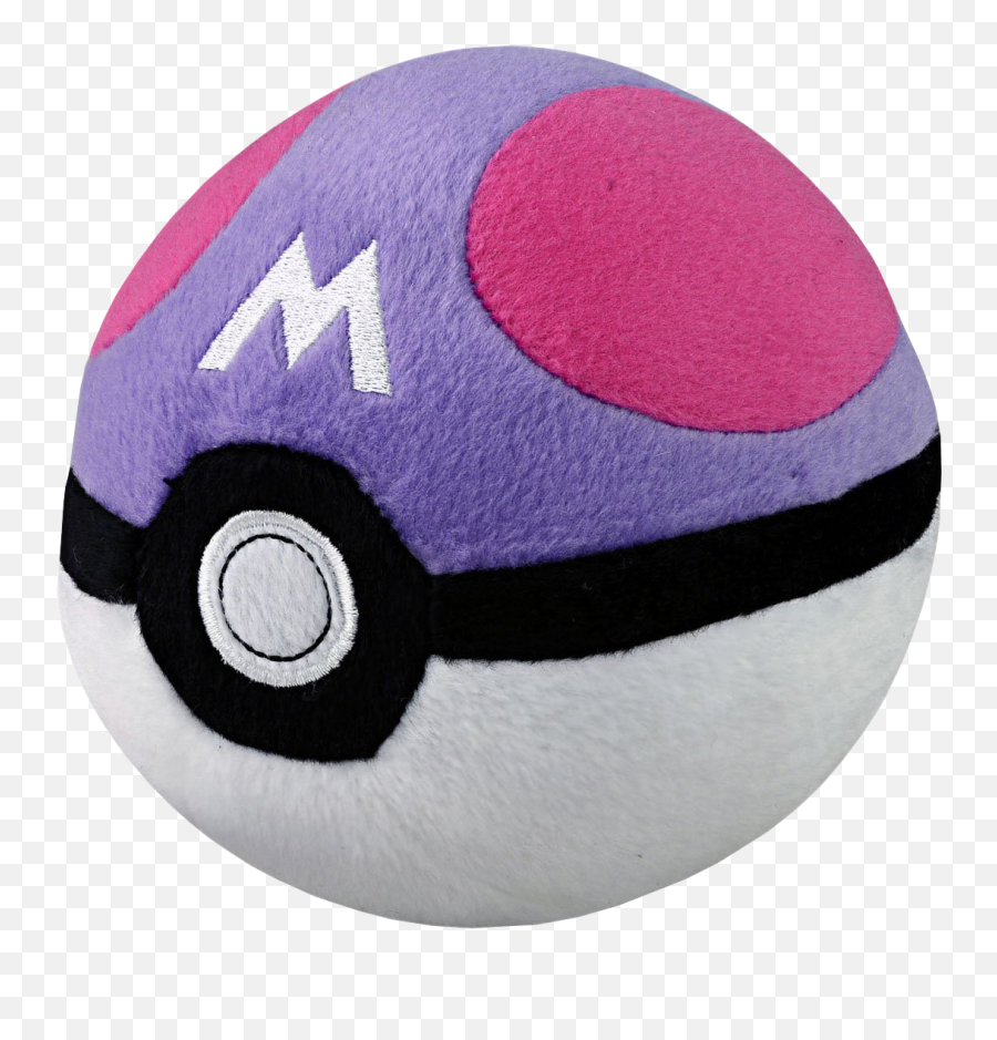 Download Pokemon - Soft Poke Ball Master Ball Full Size Master Ball Plush Png,Poke Ball Png