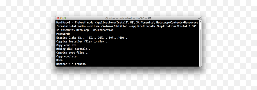 How To Make A Bootable Os X 1010 Yosemite Install Drive - Dot Png,Yosemite Finder Icon