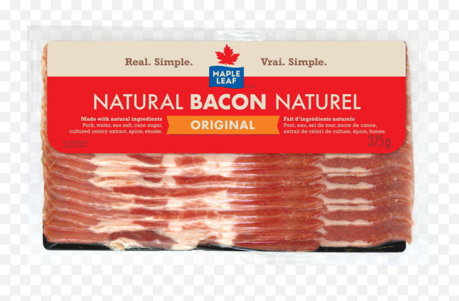 Maple Leaf Foods Revamps Brand With New Logo Packaging - Maple Leaf Regular Bacon Png,Red Maple Leaf Icon