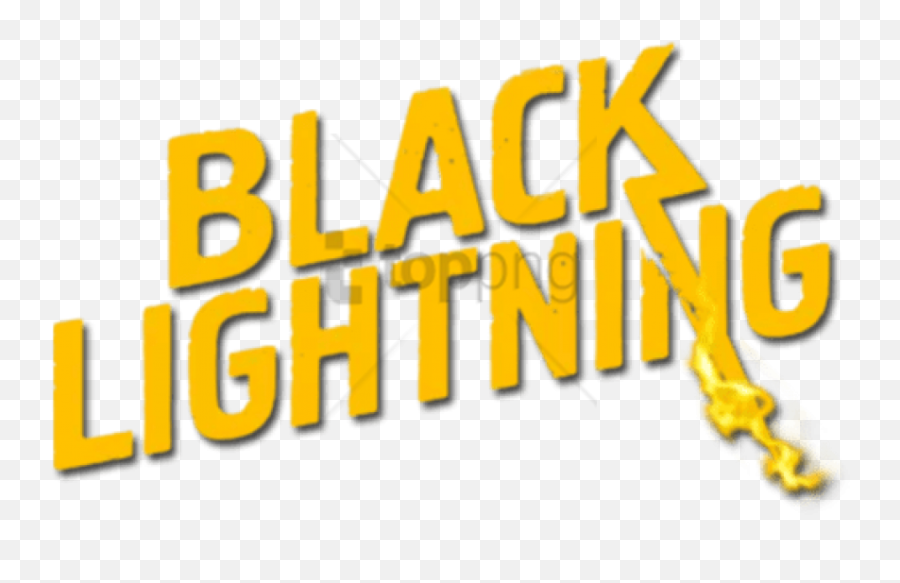 Black Lightning Logo Png U0026 Free Logopng - Human Action,Cw Logo