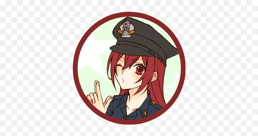 Steamboozle Officer Koboyashis Sticker By Steamboozles - Peaked Cap Png,Beret Icon