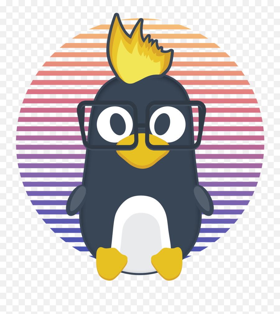 Linux Tux Penguin - Little Nerd Linux Logo By Karina On Kenstar Turbocool Dx Png,Facebook Icon Penguin