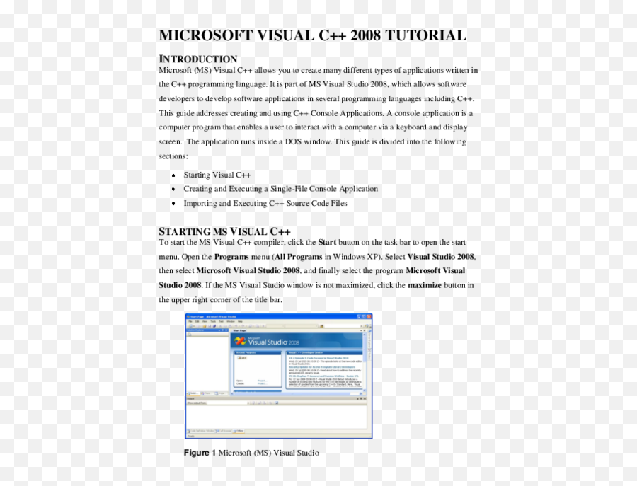 Microsoft Visual 2008 Tutorial - Vertical Png,Visual Studio 2008 Icon