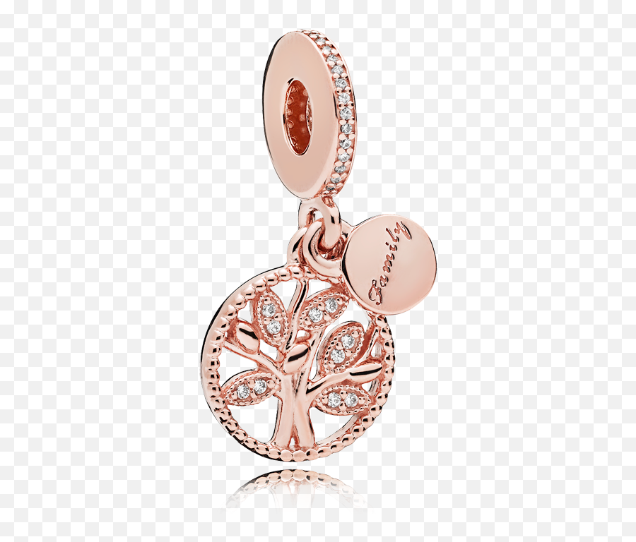 Pandora Family Tree Charm Rose Gold - Charms Pandora Rose Gold Png,Pandora Icon Download