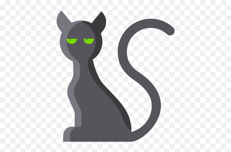 Black Cat Vector Svg Icon 7 - Png Repo Free Png Icons Black Cat Flat Icon Png,Black Cat Icon