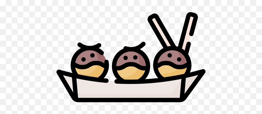 Takoyaki - Free Food Icons Happy Png,Pho Icon