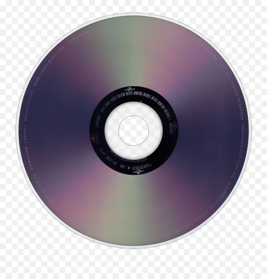 Kanye West - Yeezus Theaudiodbcom Optical Disc Png,Kanye West Icon