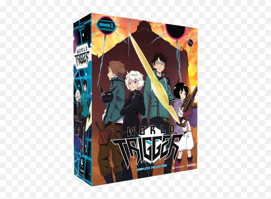 World Trigger Season 1 Complete Collection Sentai Filmworks - World Trigger Blu Ray Png,Crunchyroll Icon Png