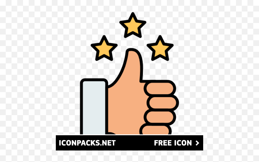 Free Thumb Up Rating Stars Icon Symbol Png Svg Download - Metaverse Icon Png,Rating Icon Png