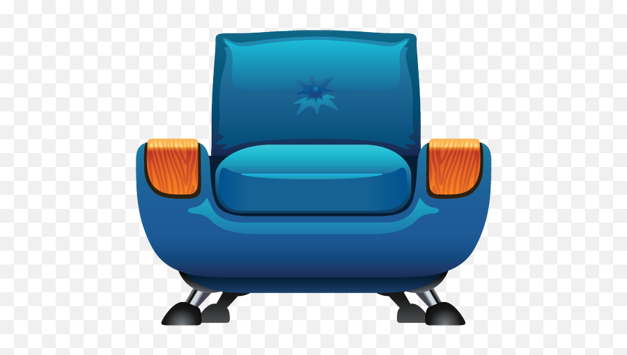 Armchair Furniture Icon Png Transparent Background Free - Couch Furniture Icon Png,Lounge Chair Icon