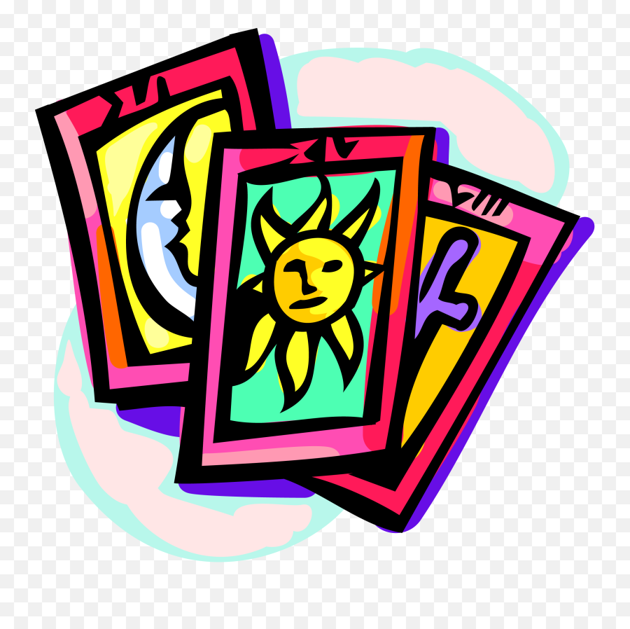 Tarot Cards Royalty Free Vector Clip - Tarot Cards Vector Png,Tarot Card Png