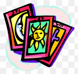 Tarot Cards Royalty Free Vector Clip - Tarot Cards Vector Png,Tarot Card Png