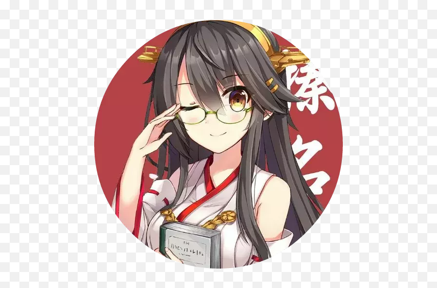 1000 Anime Stickers For Whatsapp Wastickerapps - Apps On Haruna Kancolle  Png,Wasap Png - free transparent png images 