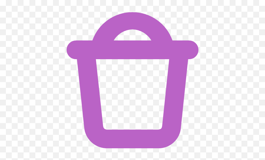 Trash Delete Replace Block Disabled Icon - Bold Purple Png,Replace Icon