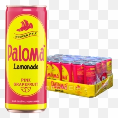 Paloma Lemonade 24x025 L - Paloma Pink Grapefruit Transparent Png,Paloma Png