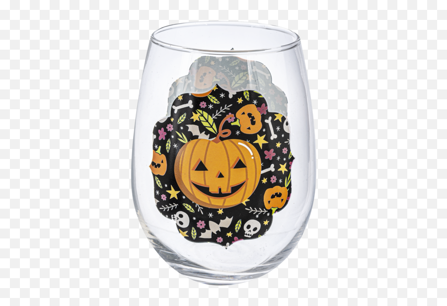 Wholesale Halloween Icon Stemless Wine Glass Set 4 Pc - Serveware Png,Holiday Icon Sets