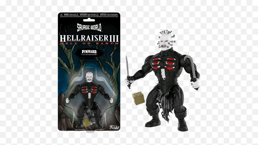 Hellraiser - Pinhead Savage World 55 Inch Action Figure Png,Pinhead Png