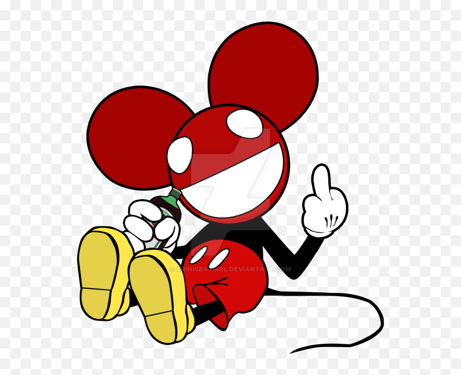 Download Mickeymau By Erinisbatgirl - Mickey Mouse Middle Mickey Middle Finger Png,Finger Png