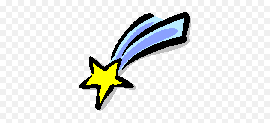 Shooting Star Clipart Blue Pictures - Cartoon Clipart Shooting Star Png,Star Clipart Transparent
