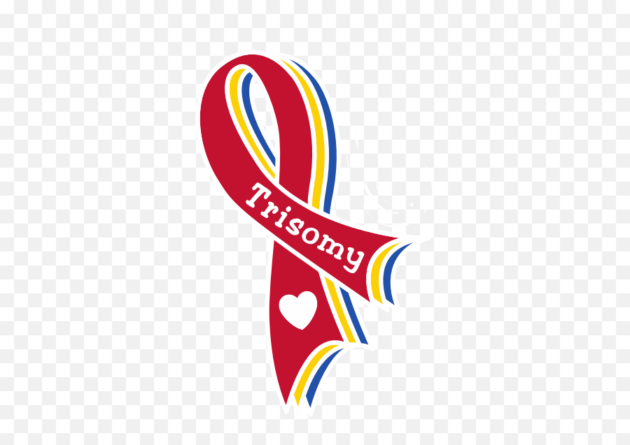 Trisomy Awareness Ribbon - Trisomy Awareness Png,Awareness Ribbon Png
