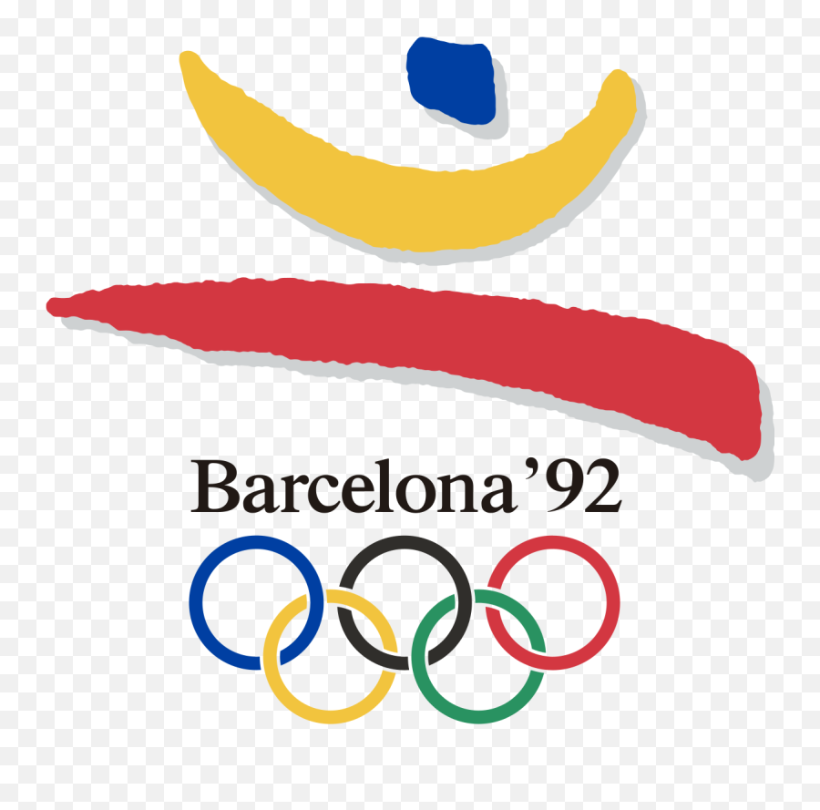 1992 Summer Olympics - Wikipedia Barcelona 1992 Olympics Png,Olympic Rings Transparent
