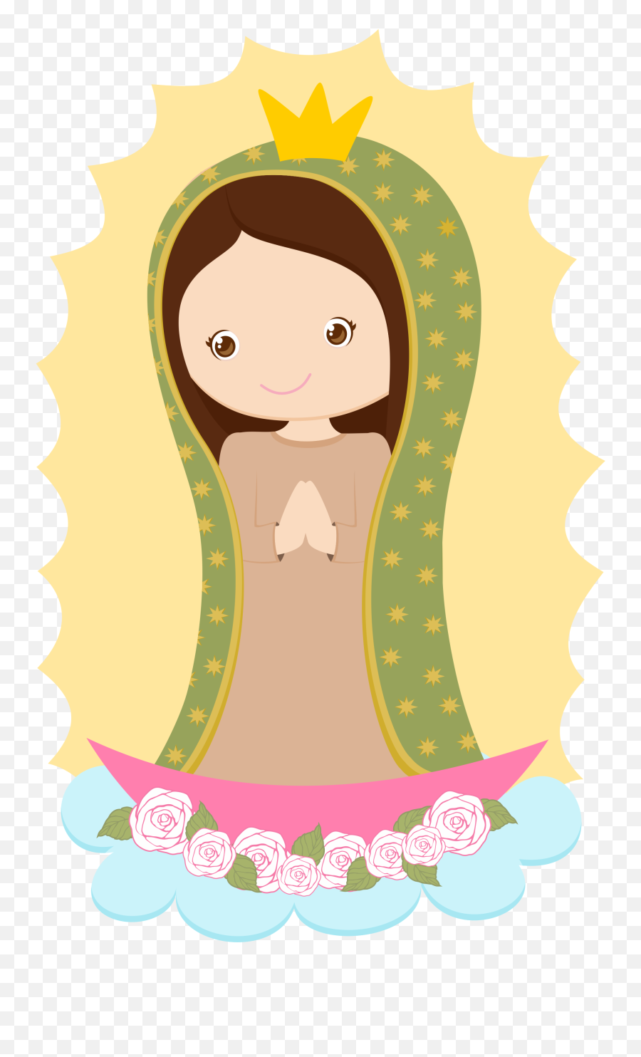 Virgen De Guadalupe - Cute Virgen De Guadalupe Cartoon Png,Virgen De ...